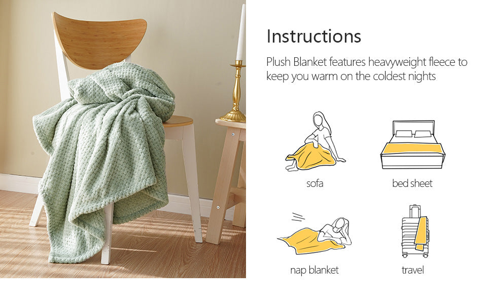 Simple&Opulence Suit For Sofa/Bed Sheet/Travel/Nap Blanket