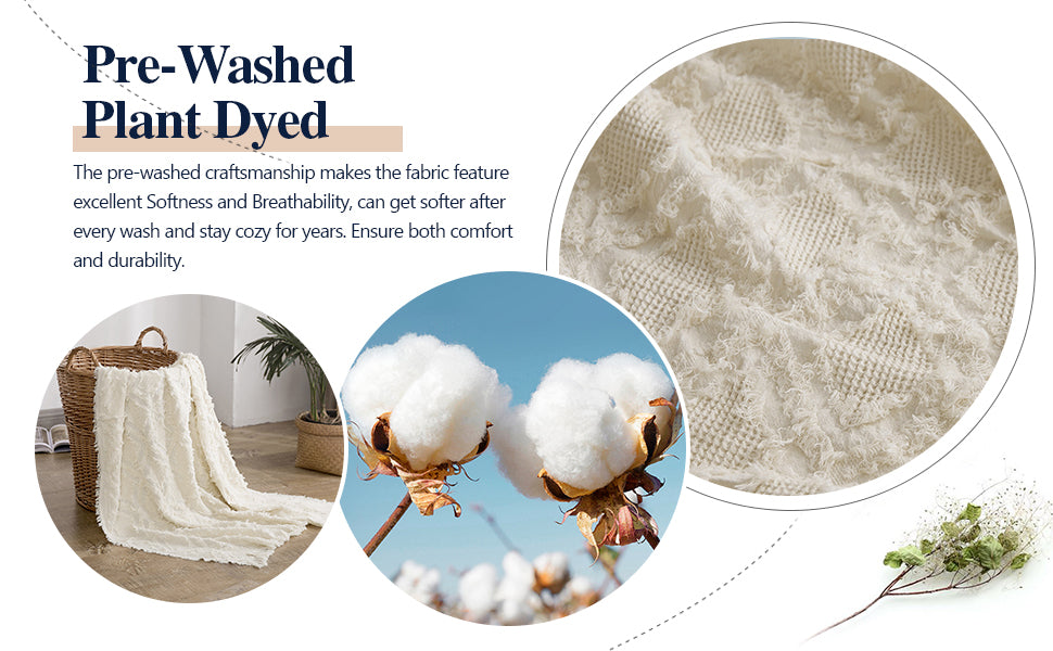 Simple&Opulence Pre-Washed Plant Dyed Durable Fabric