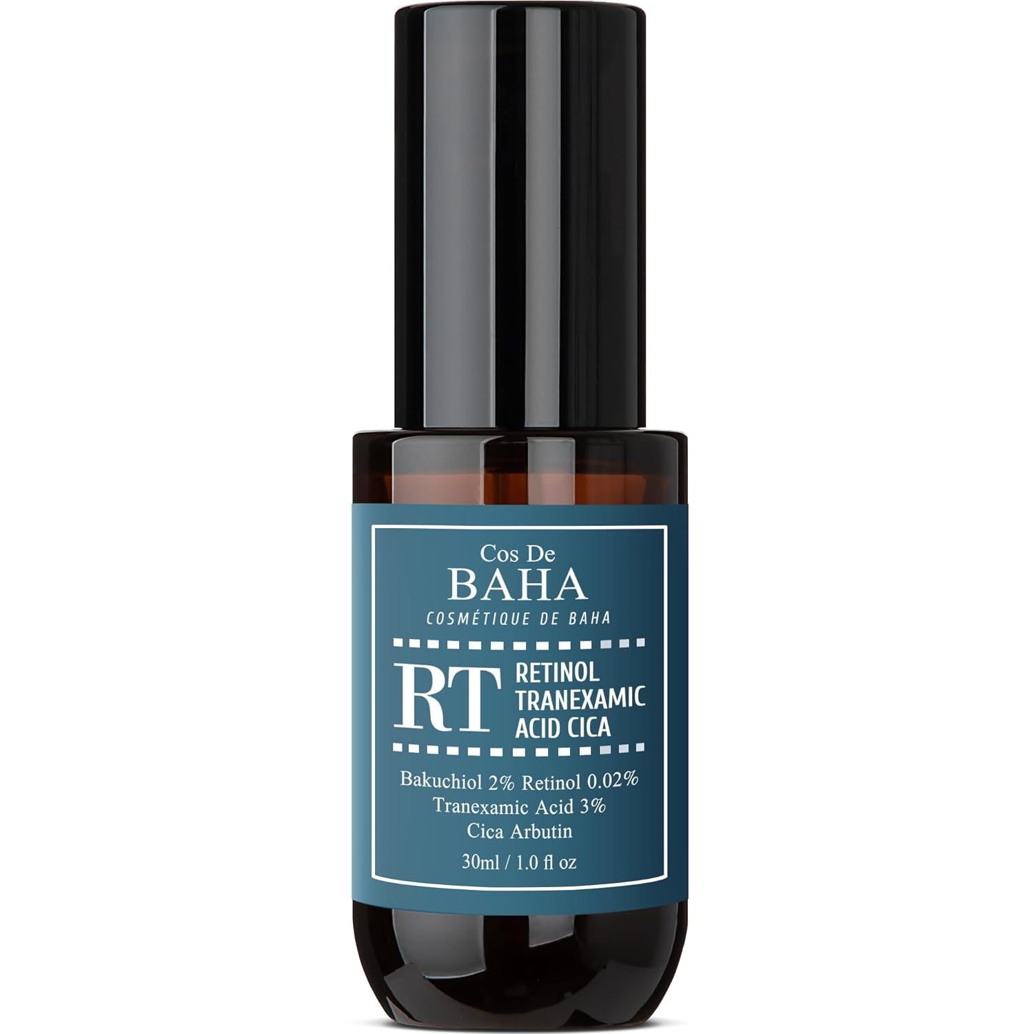 Retinol & Tranexamic Acid Radiance Boost Facial Serum: Enhanced Skin Texture and Tone, with Hydrating Aloe & Nourishing Botanicals, 1 Fl Oz (30Ml) Cos De BAHA