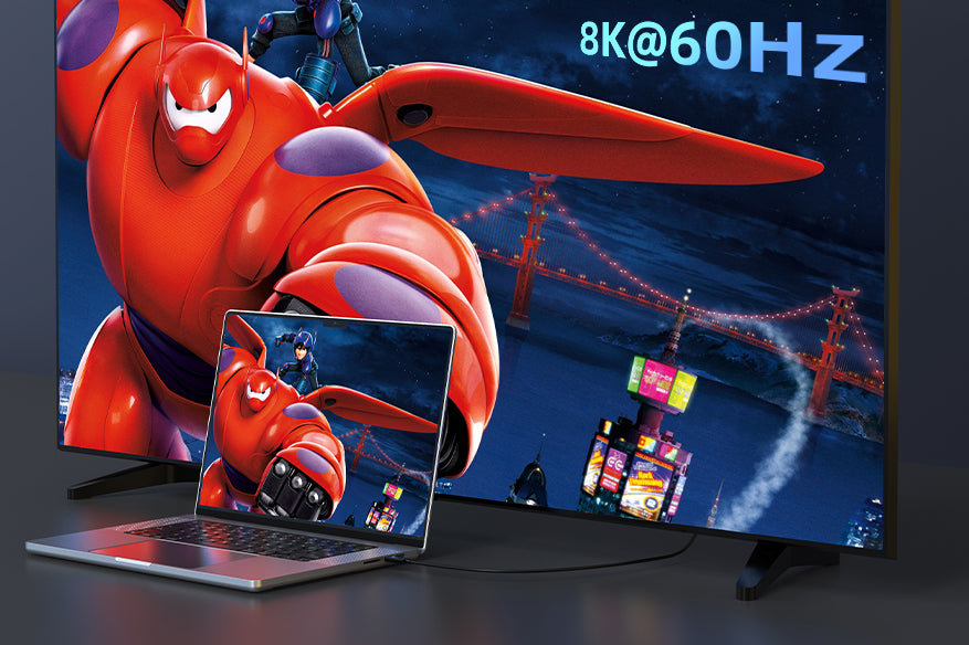 8k@60HZ Display Resolution thunderbolt 4