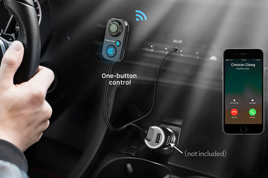 Alta calidad en el coche 5.1 Receptor de audio Bluetooth Aux 3.5 mm con  micrófono – CABLETIME