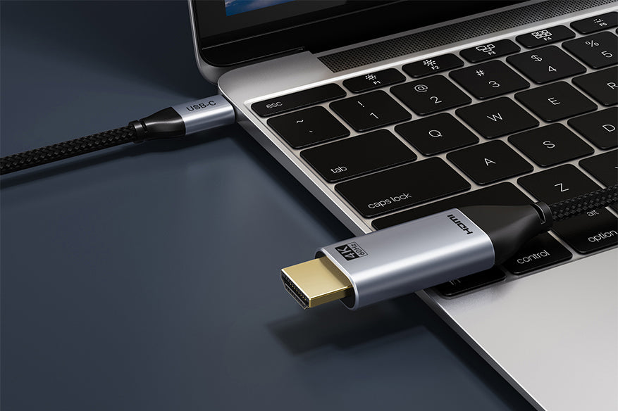  CABLETIME Cable USB C a HDMI, 6FT/4K @60Hz Tipo C a HDMI Cable  para oficina en casa, Thunderbolt 3 compatible con MacBook Pro, iPad Pro  2020, Surface Laptop. Galaxy S20, Dell
