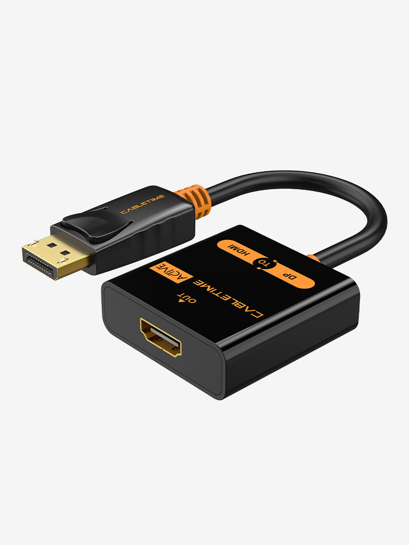 Active DP Male to HDMI Female Adapter Converter 4K 30Hz
