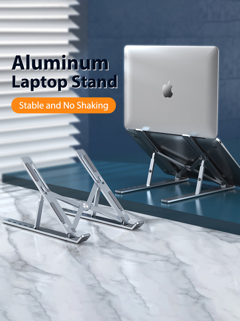 Portable Foldable Laptop Stand Aluminum Adjustable for Travel