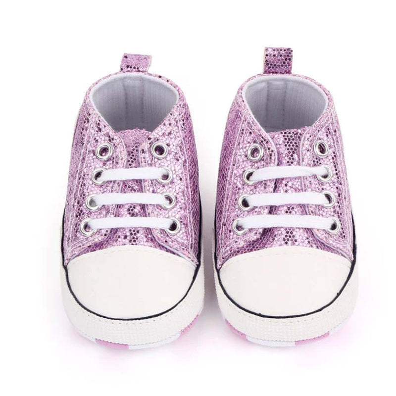 Newborn Baby Boys/Girls Canvas Classic Sneakers Newborn Print Star Sports First Walkers Shoes Infant Toddler Anti-Slip Baby Shoes