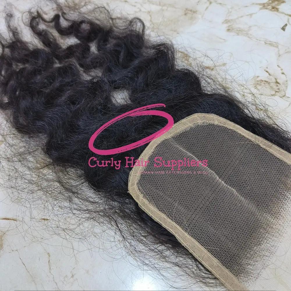 Curly HD Lace Human Hair Closure