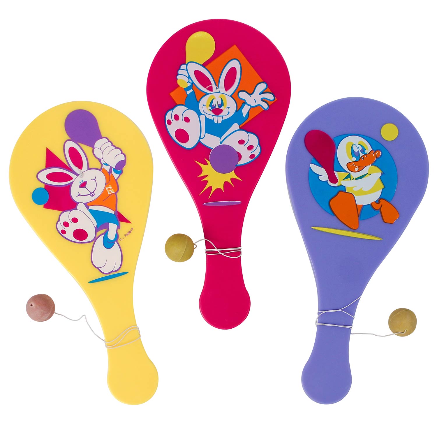 Easter Paddle Ball Assorted 10.5