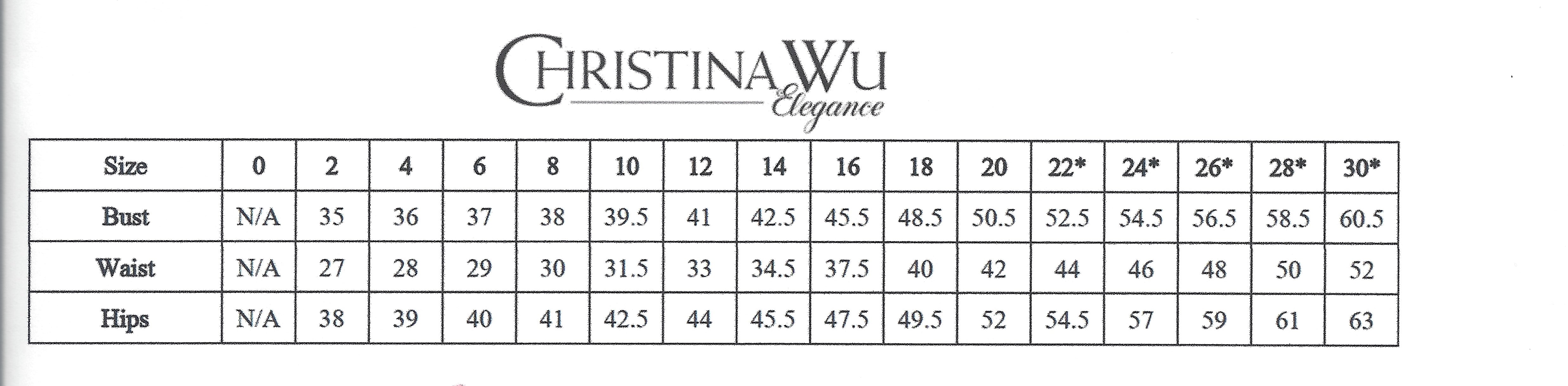 Christina Wu Plus Size 24 style 17901