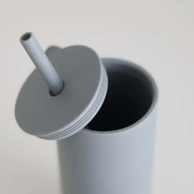 Silicone Cup with Straw - Adult