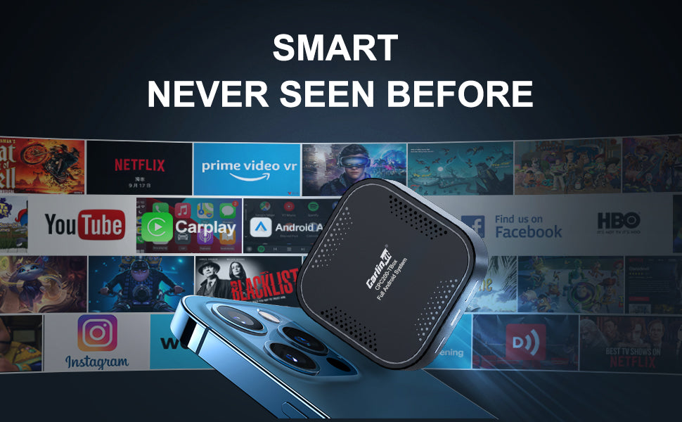 【最終】Carlinkit フルAndroid AIボックス Amazon.com: CarlinKit CarPlay Ai Box Magic Box Android 13.0 System