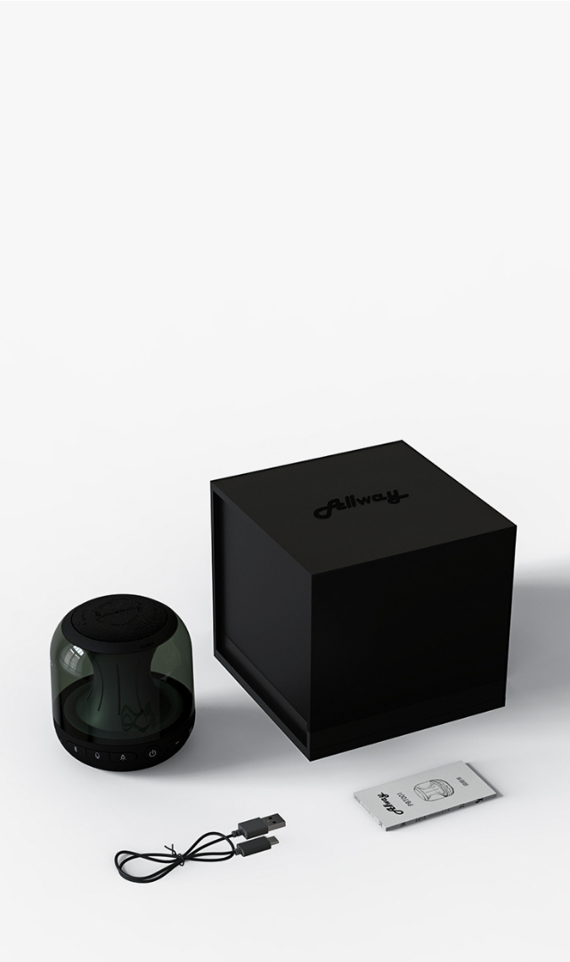 Allway PBT001 Portable Bluetooth Speaker With Changing Lights allway-pbt001-portable-bluetooth-speaker-with-changing-lights