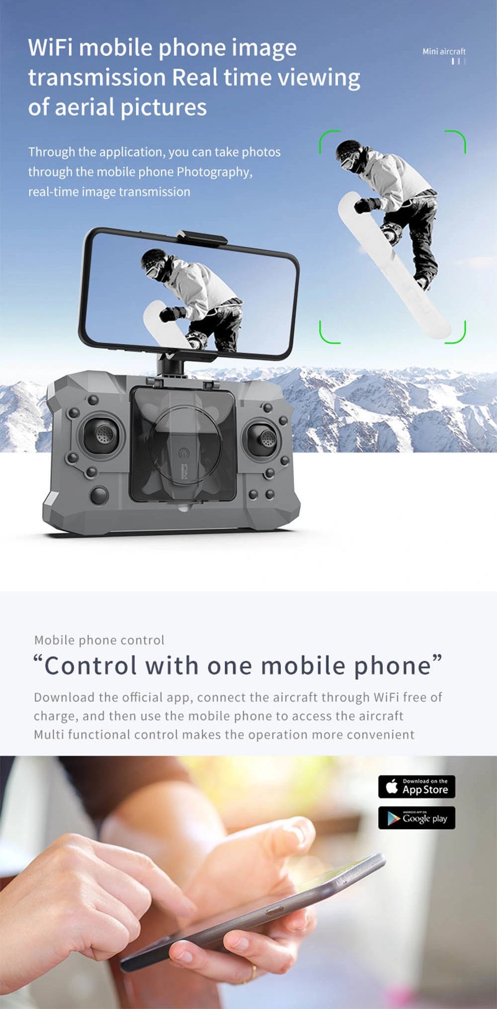 ky905 drone wifi mobile phone control