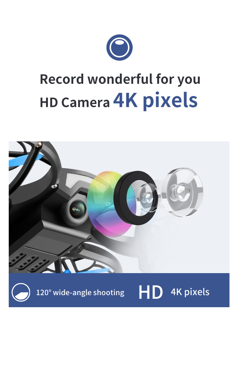 4drc V8 Mini Drone 4K 1080P HD Camera WiFi Fpv Air Pressure Height Maintain Foldable RC Quadcopter 7 4drc V8 Mini Drone, record wonderful for you hd camera 4k pixels 1209 wide