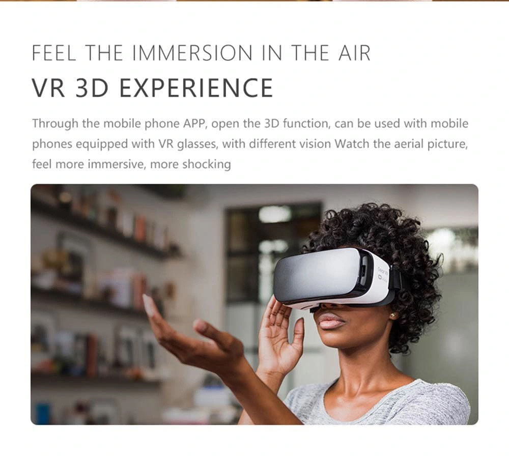 E88 Drone, feel the immersion in the air vr 3d experience through the