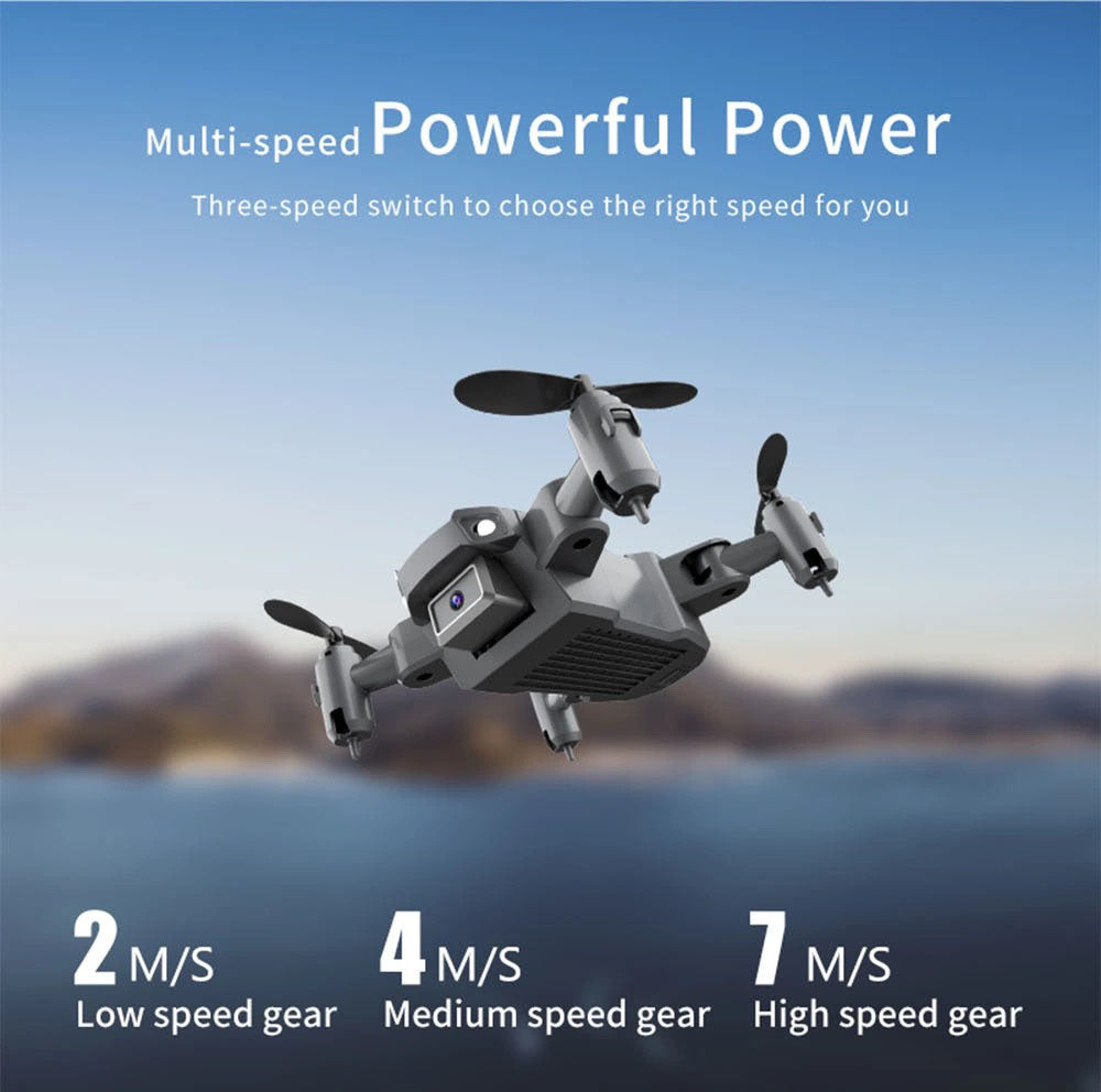 KY905 Mini Drone, multi-speed powerful power three-speed switch to choose the right speed