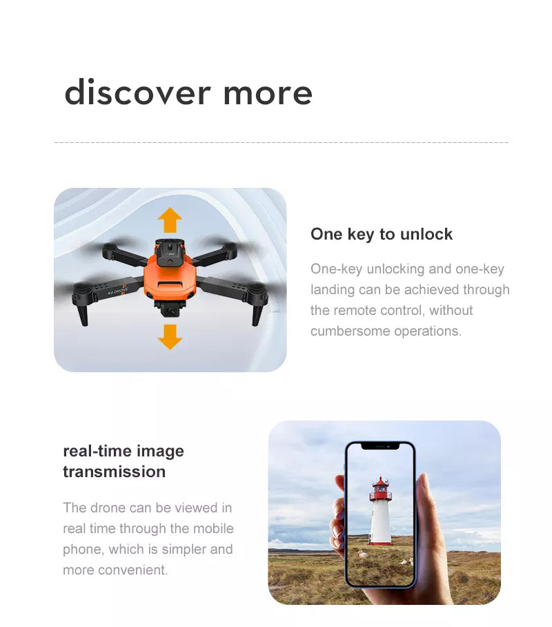 K6 Drone, drone can be viewed in real time through the mobile phone .