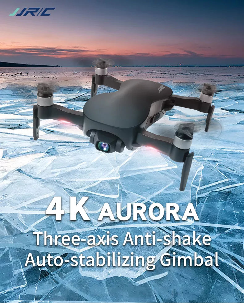 JJRC X12 Drone, JjRIC 4K AURORA Three-axis Anti-shake Auto-stabil