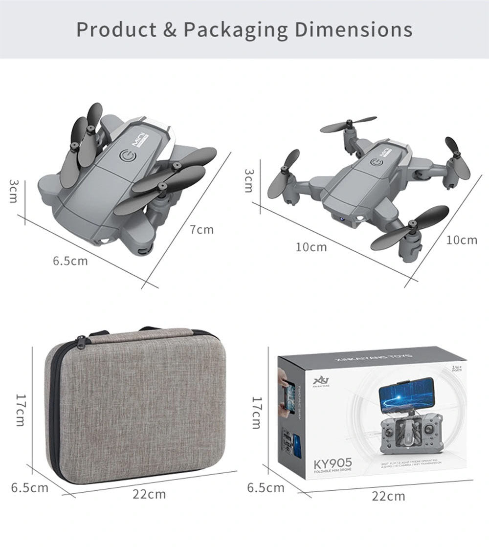 ky905 drone product packaging dimensions