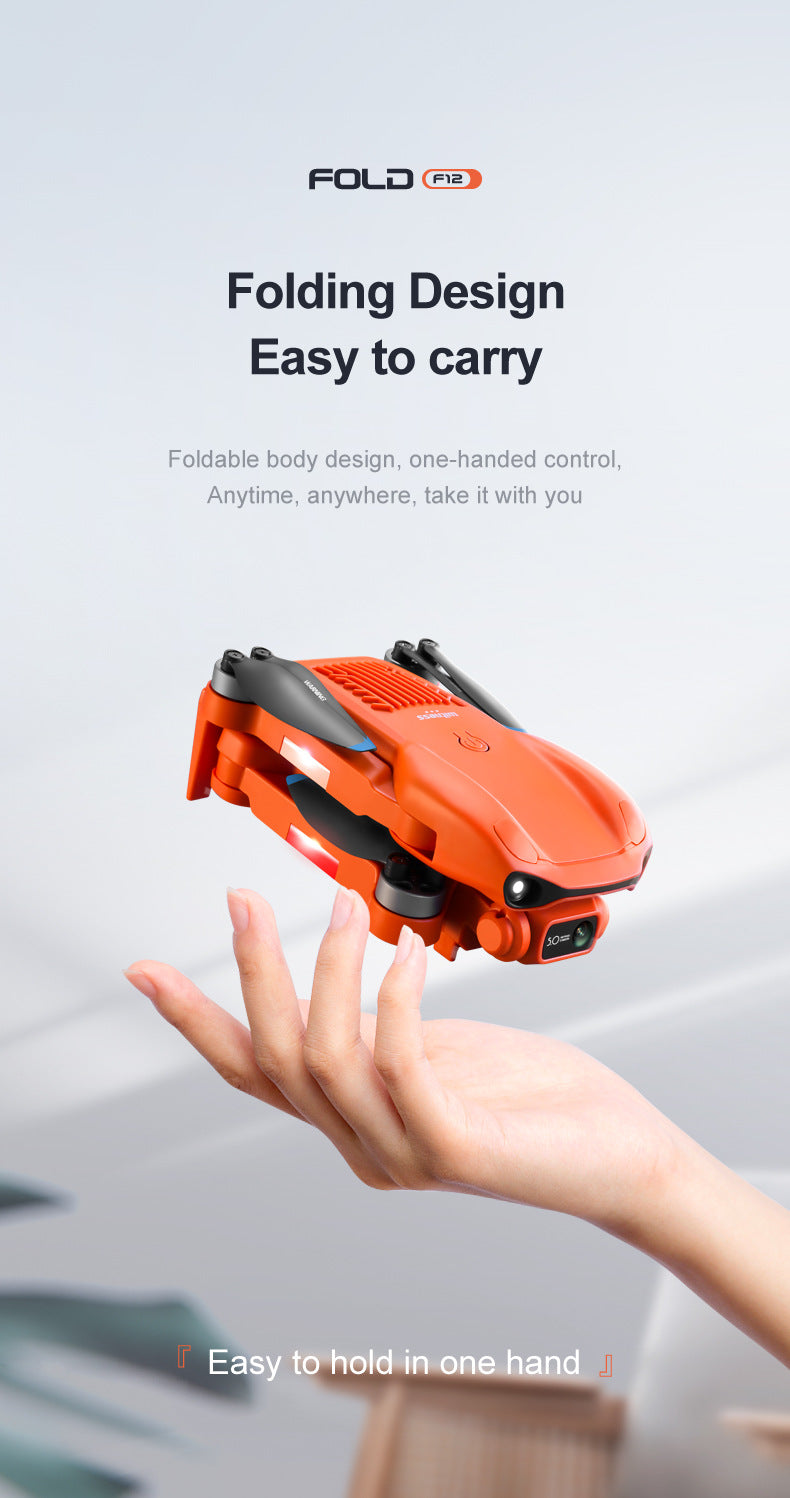 F12 Drone, fold f12 folding design easy to carry foldable body design,