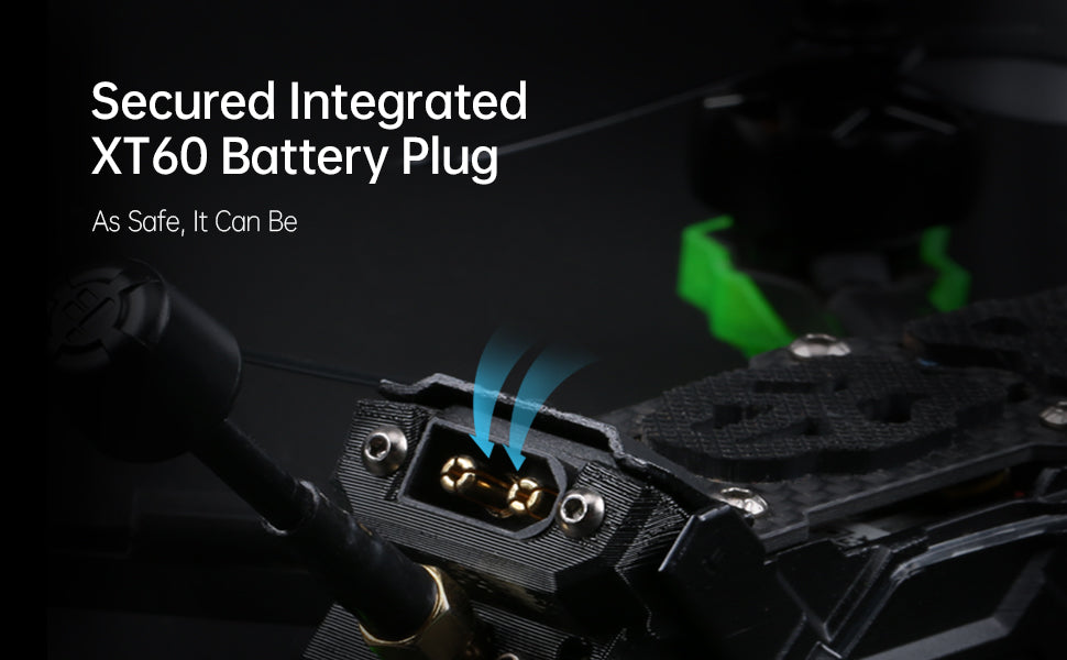 iFlight Nazgul5 Evoque F5D Drone 4S 6S F5D PNP BNF XM+ R-XSR TBS Camera Vista GPS FPV RC Drone 13 Integrated XT6O Battery Plug As Safe; It Can Be Used