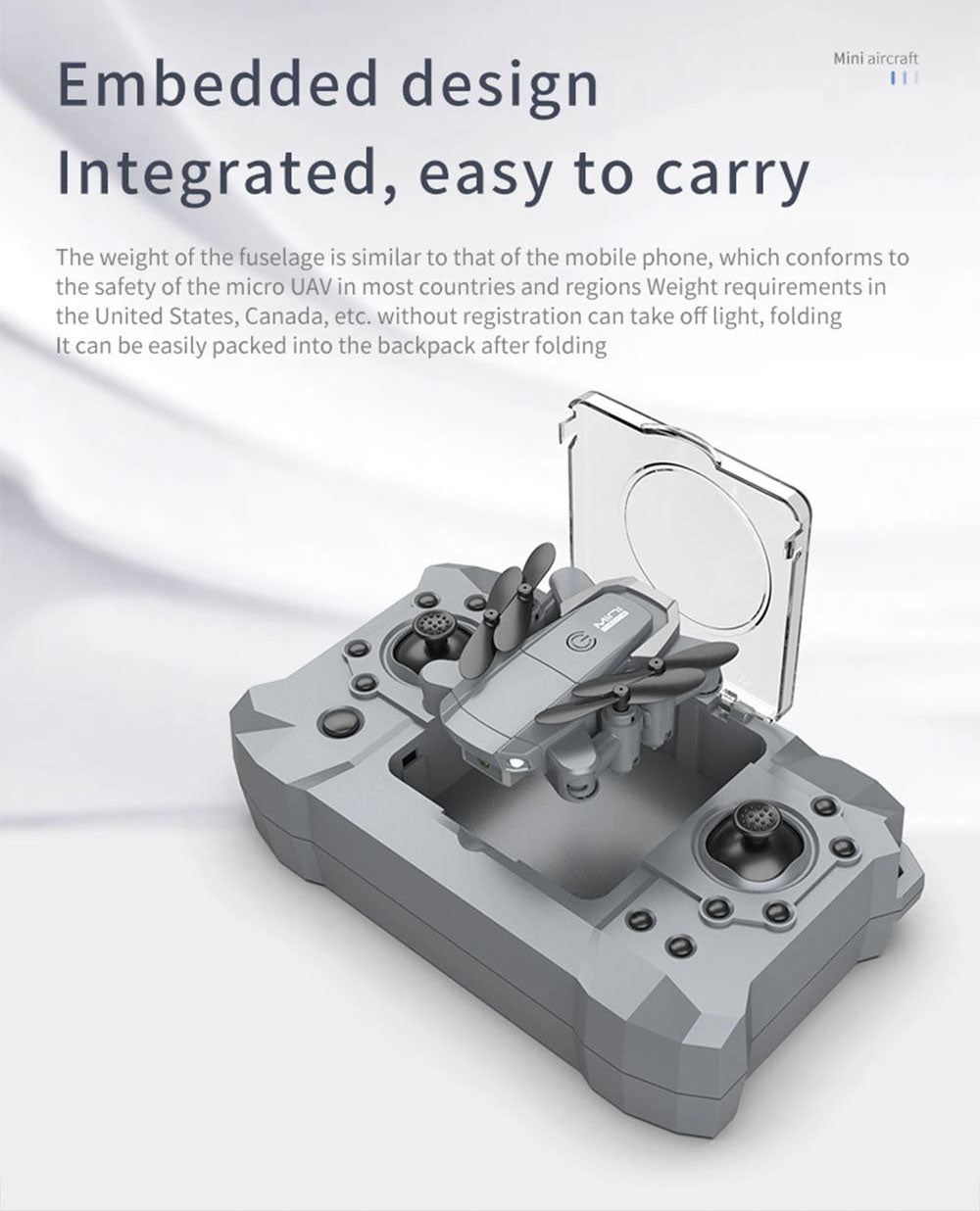 ky905 drone embedded design easy to carry