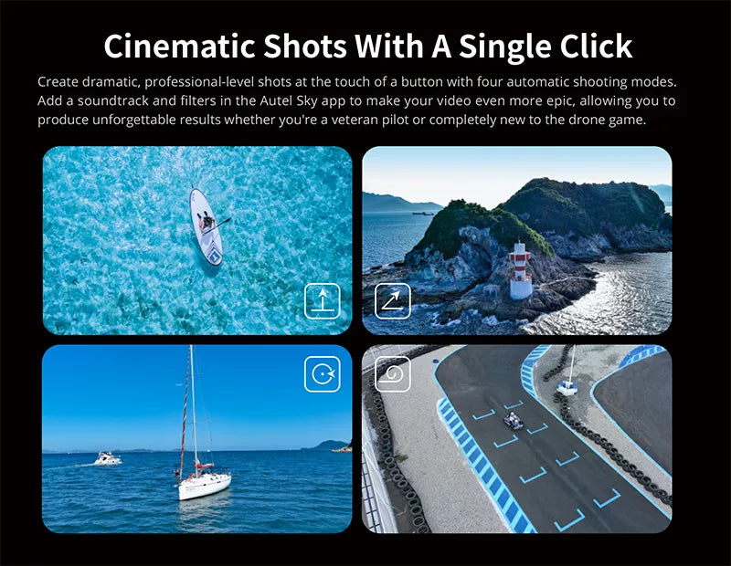 Autel Sky app lets you create dramatic, professional-level shots at the touch of a