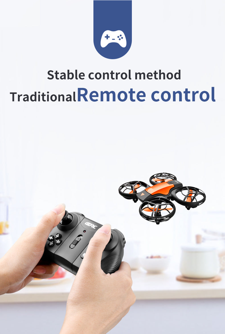 4drc V8 Mini Drone 4K 1080P HD Camera WiFi Fpv Air Pressure Height Maintain Foldable RC Quadcopter 9 4drc V8 Mini Drone, stable control method traditionalremote control