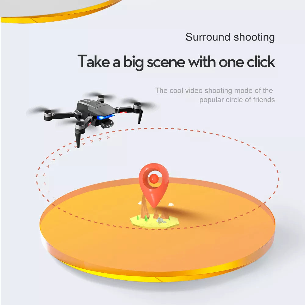 LSRC S7S Drone 5G WIFI 3-axis Real 4K HD Wide Angle Drone – RCDrone