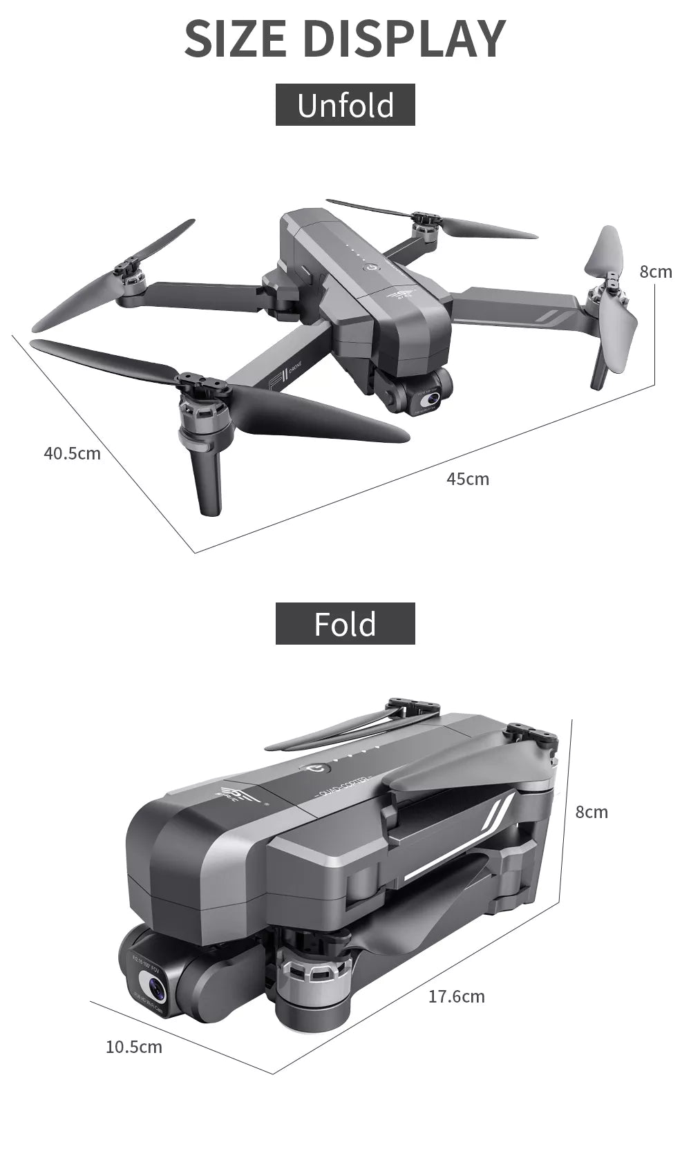 SJRC F11S 4K PRO Drone PTZ 2 Gimbal 3KM GPS 5G FPV RCDrone
