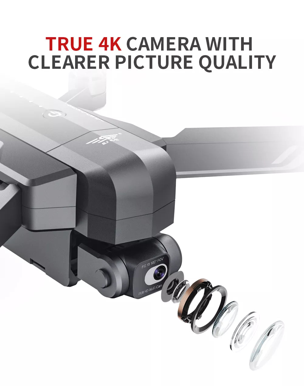 SJRC F11S 4K HD PRO Drone, TRUE 4K CAMERA WITH CLEARER PICTURE QUALITY FO