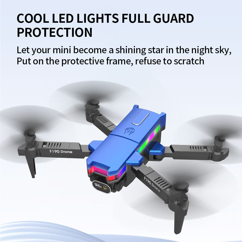 f190 drone night flight led lights