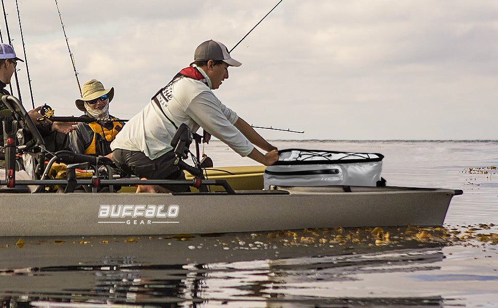 Buffalo Gear kayak cooler bag grey
