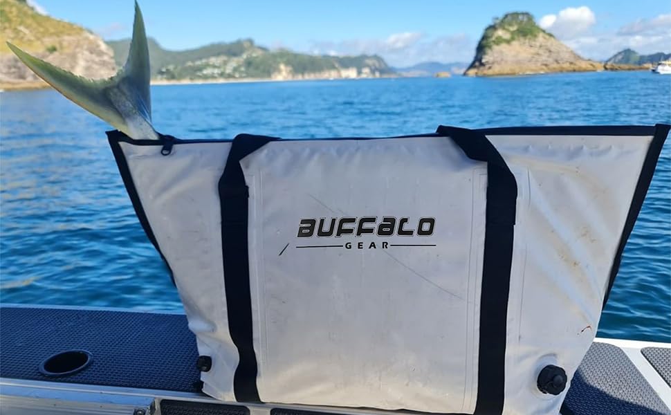  Buffalo Gear Insulated Fish Bag Cooler Flat Bottom