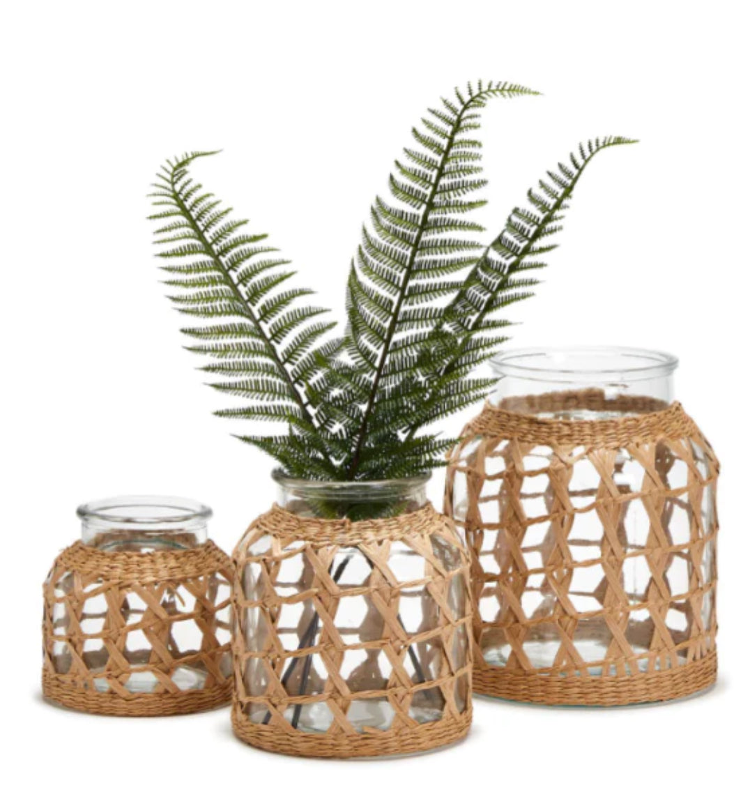 Handwoven Lattice Vase