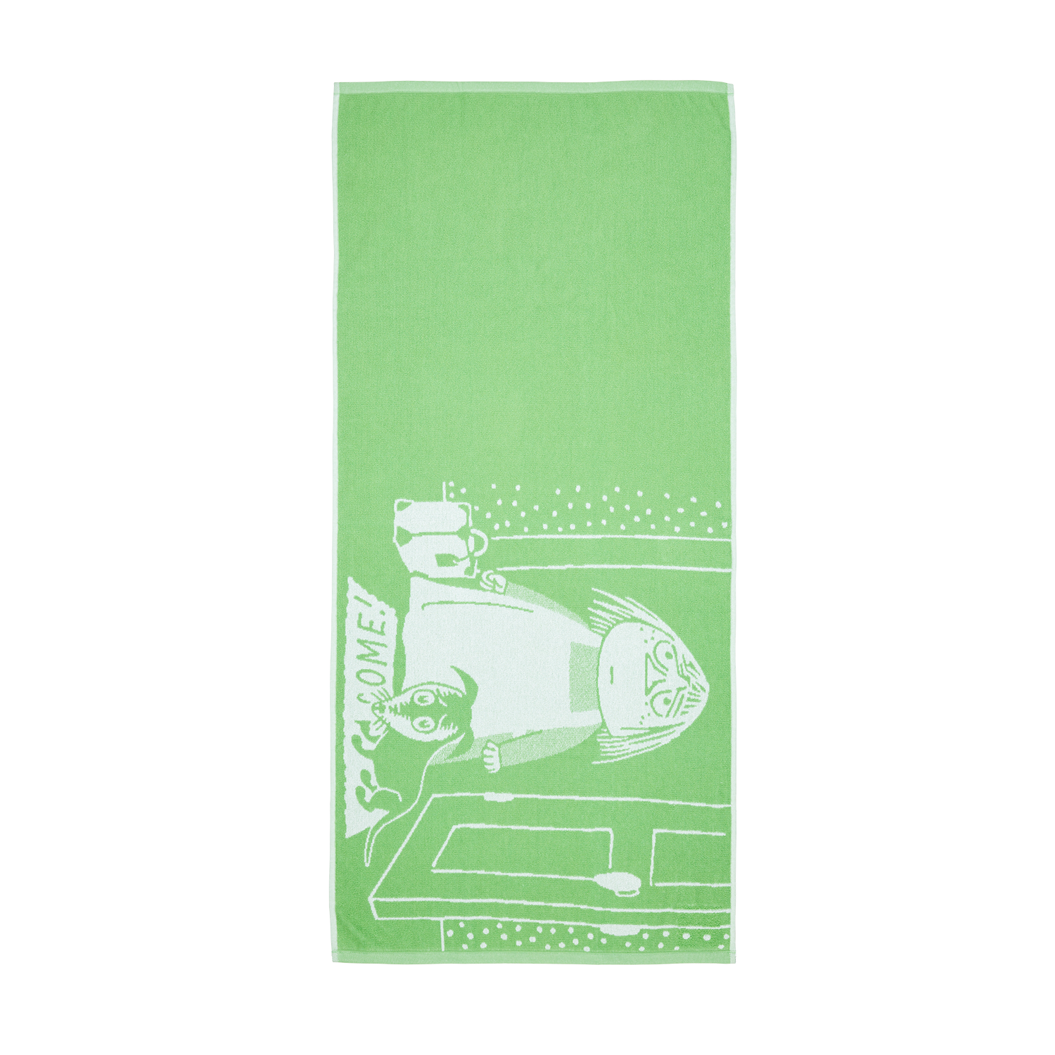 Finlayson Miska Ja Surka Bath Towel, green