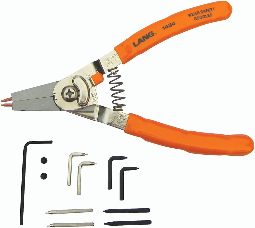Lang 1434 Quick Switch Snap Ring Pliers with Tip Kit