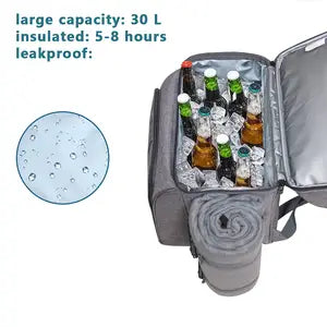 insulated picnic backpack