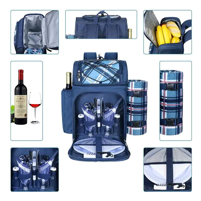 picnic blanket bag set