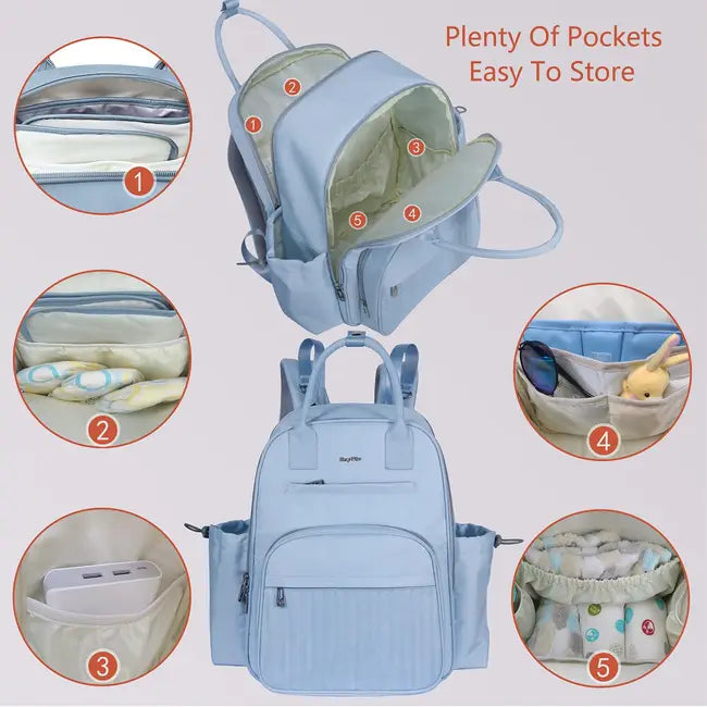 Tons of Space & Pockets,travel diaper bag