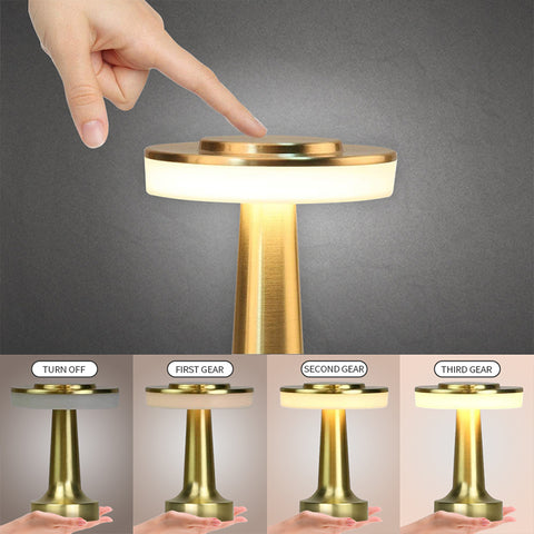 LED Table Lamp with Ultra-Portable Lamp with Smart Touch Sensor