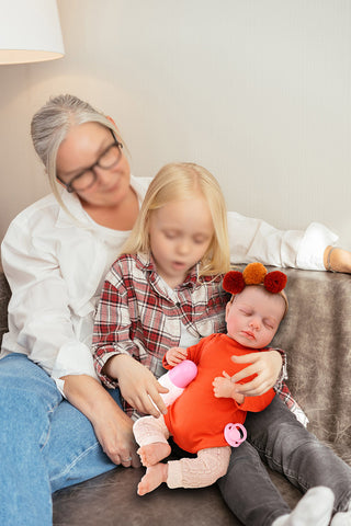 lifelike reborn baby dolls silicone realistic newborn baby dolls that look real life baby doll weighted soft cloth body realistic baby doll toys with feeding accessories for kid ages 3+