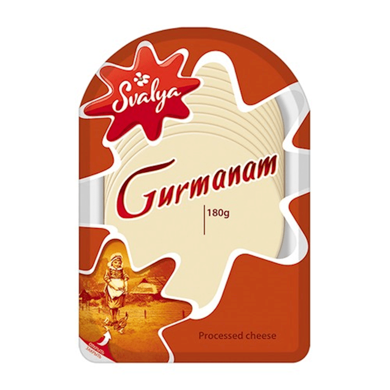 SLICED CHEESE GURMANAMS 45% MELTED 150GR