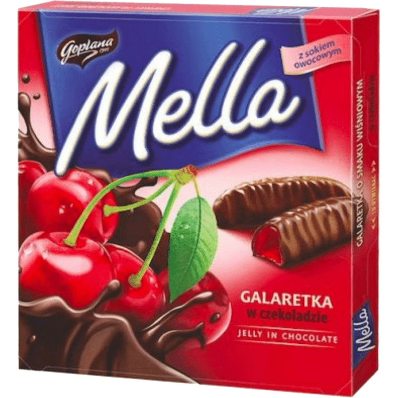 GALARETKA CHERRY JELLY IN CHOCOLATE 190 GR