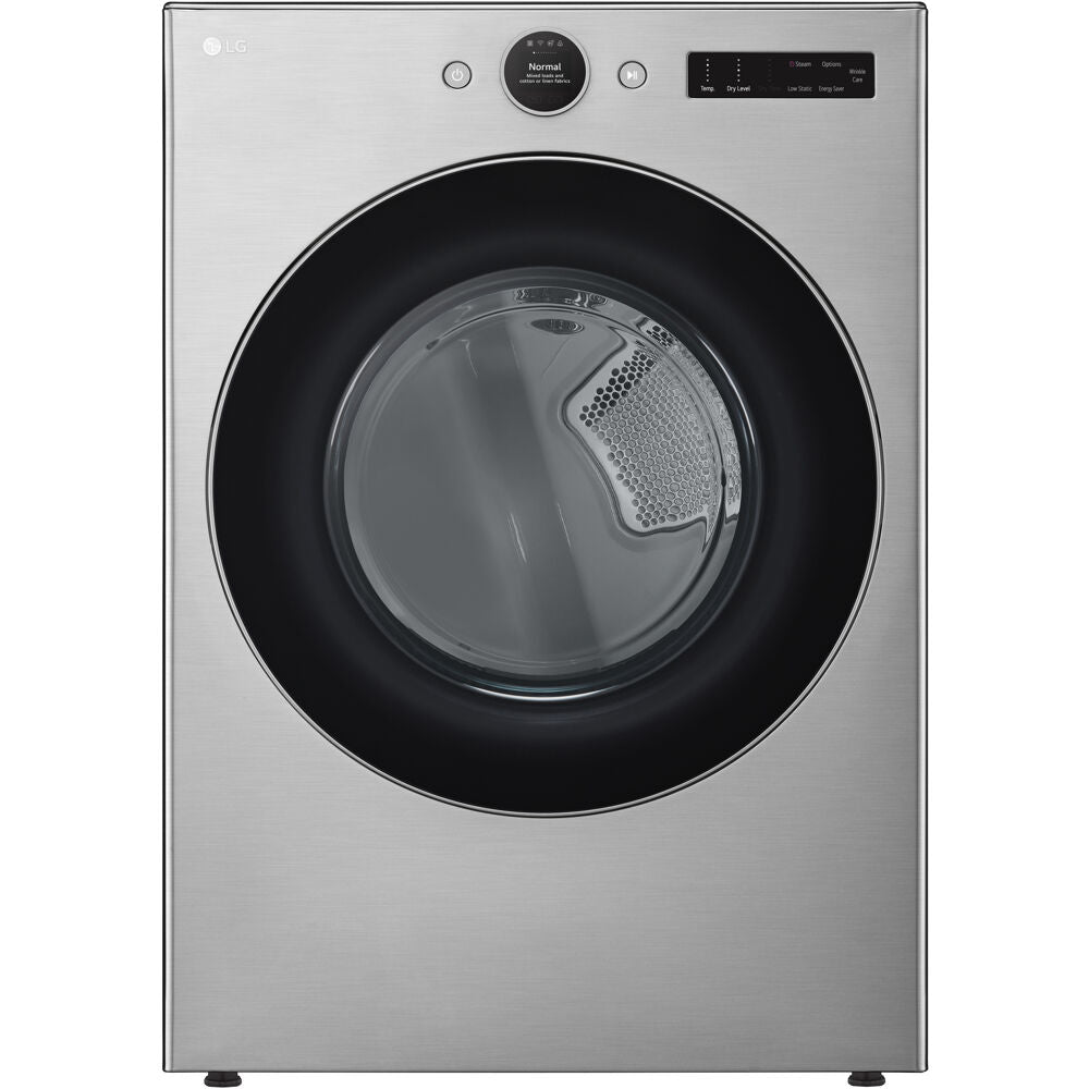 LG - 7.4 CF Ultra Large Capacity Electric Dryer w/ Sensor Dry and TurboSteamDryers - DLEX5500V