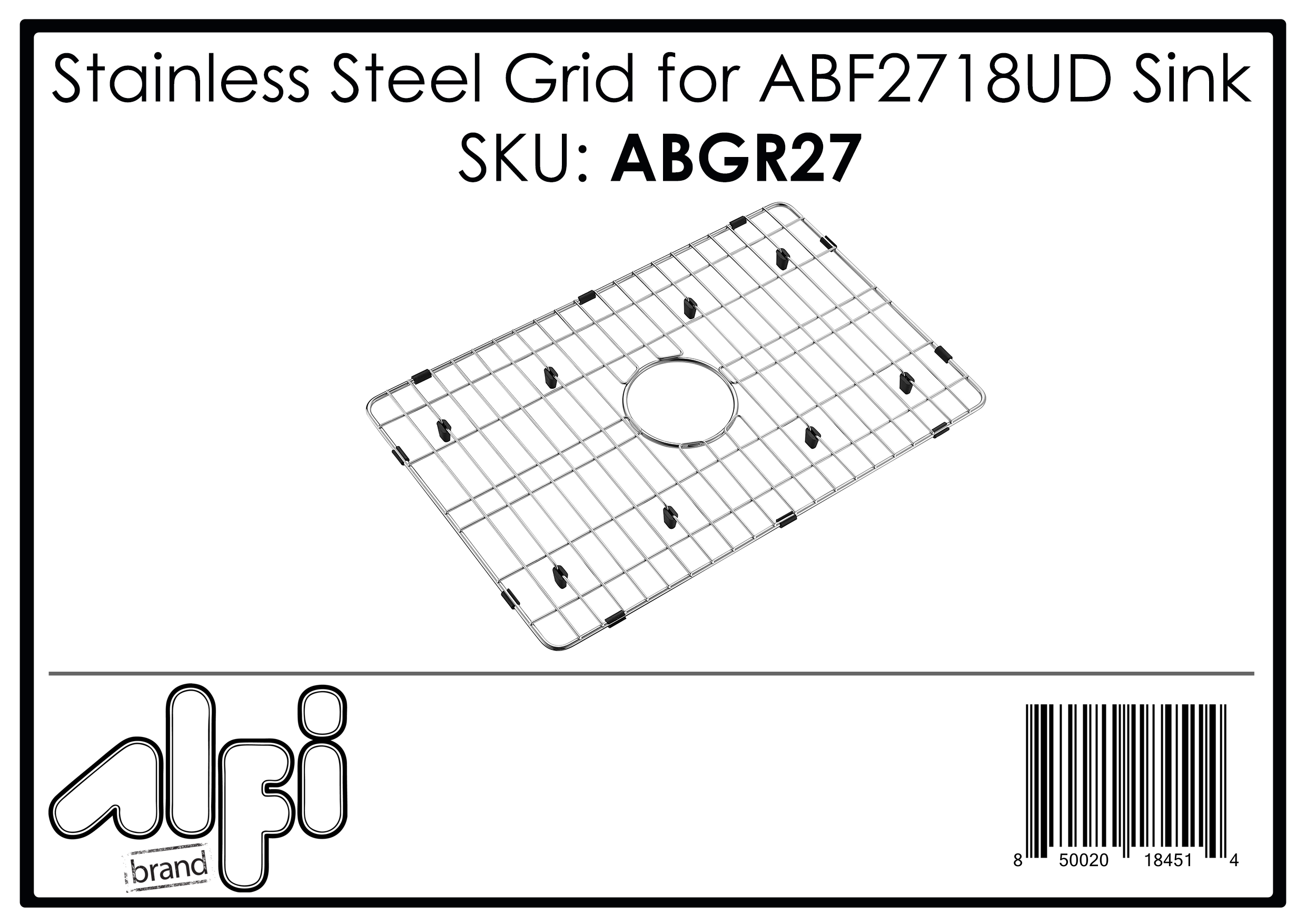 ALFI Brand - Stainless Steel Grid for ABF2718UD | ABGR27