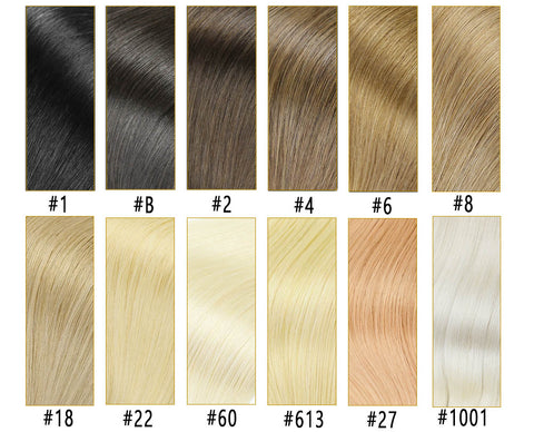 Virgin Hair Nano tip hair extensions