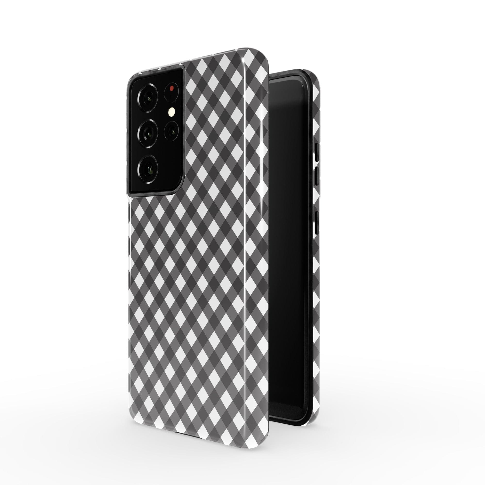 Cross Checkers | Diagonal Plaid Samsung Case