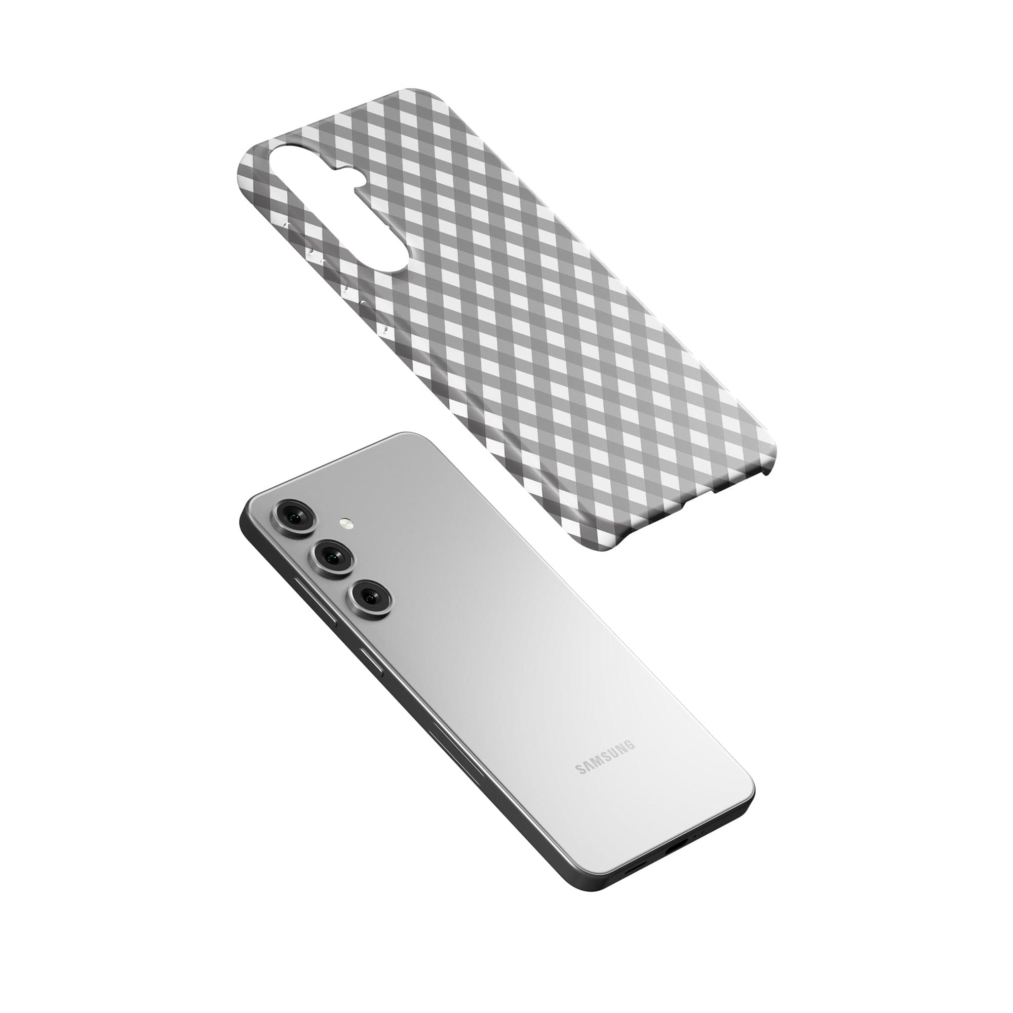 Cross Checkers | Diagonal Plaid Samsung Case