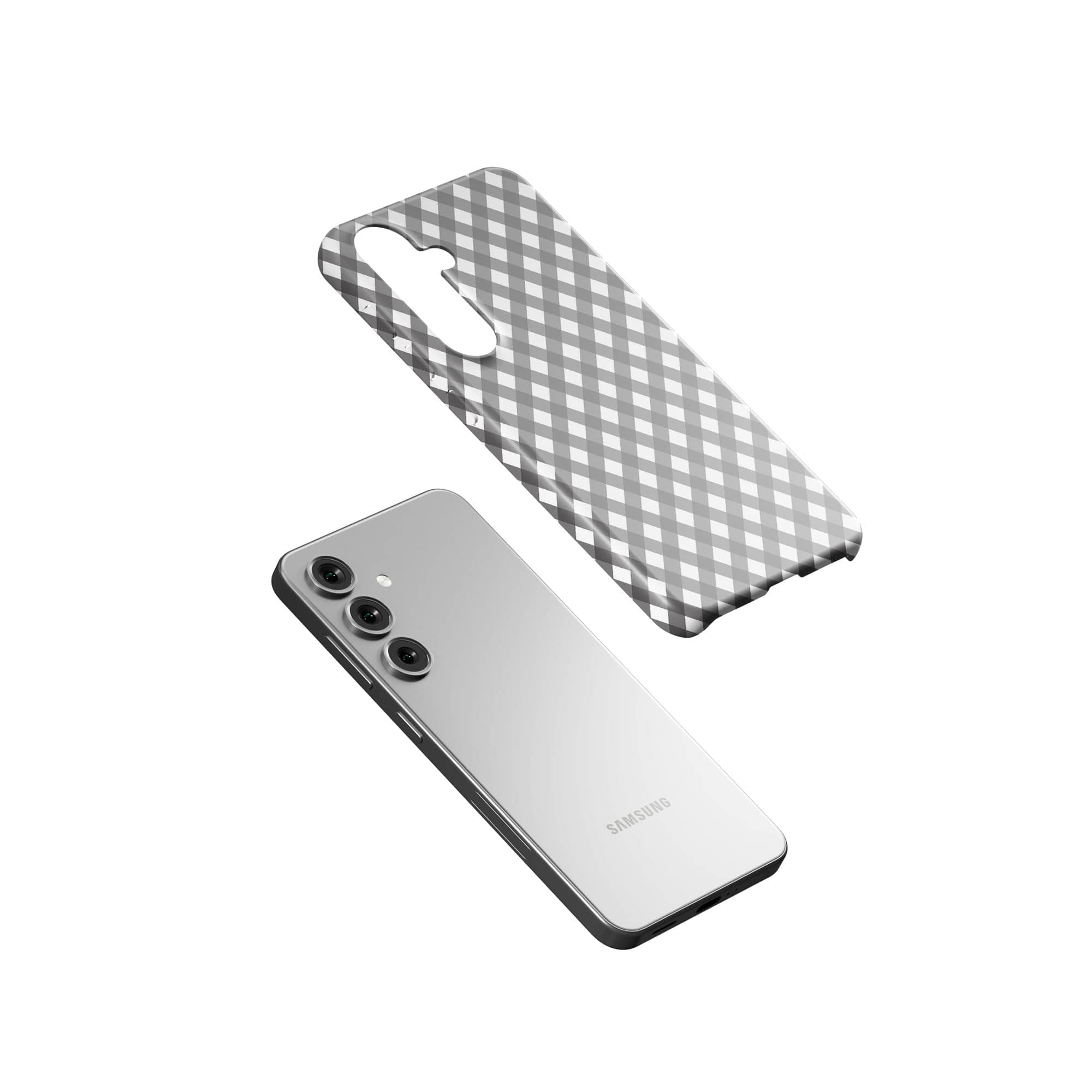 Cross Checkers | Diagonal Plaid Samsung Case