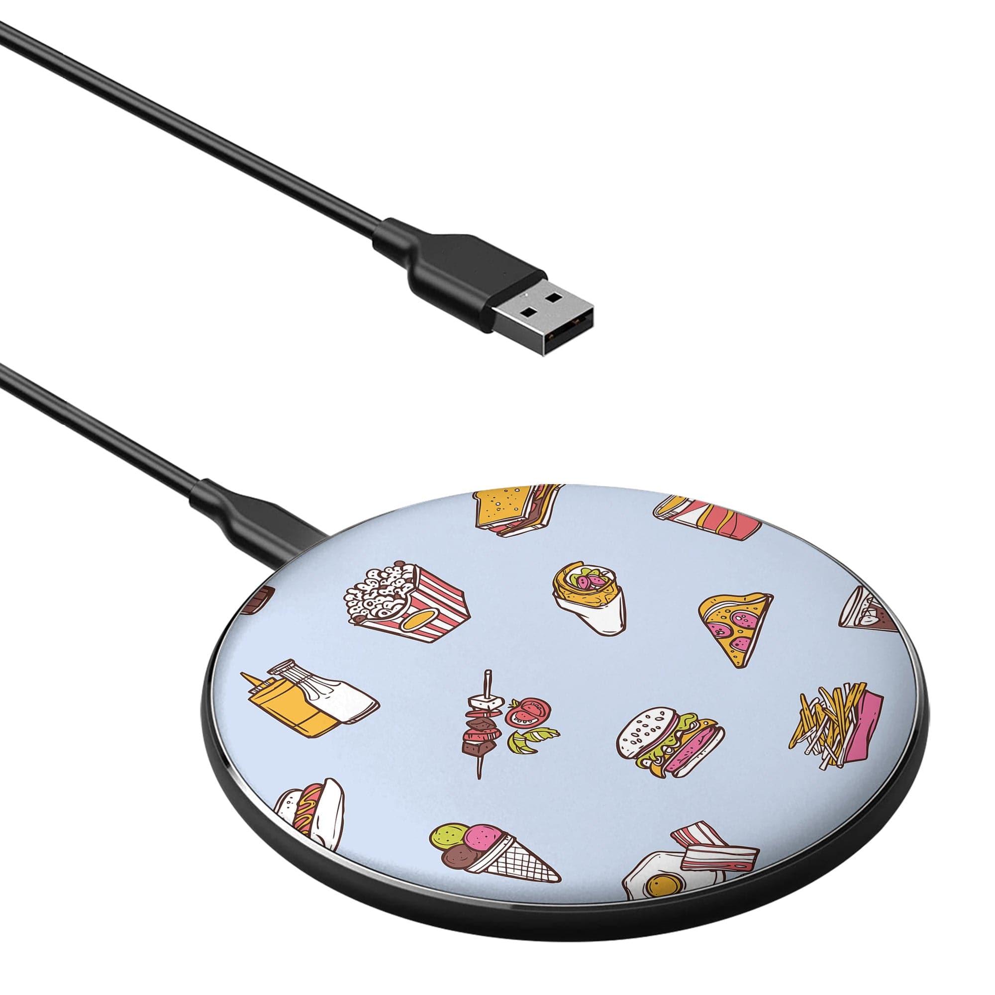 F My Diet | Junk Food Wireless Charging Pad